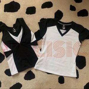 DTL Sportswear Skull & Racket Rhinestone Tennis Tops